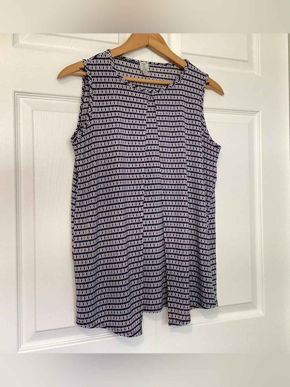 Tristan sleeveless blouse.